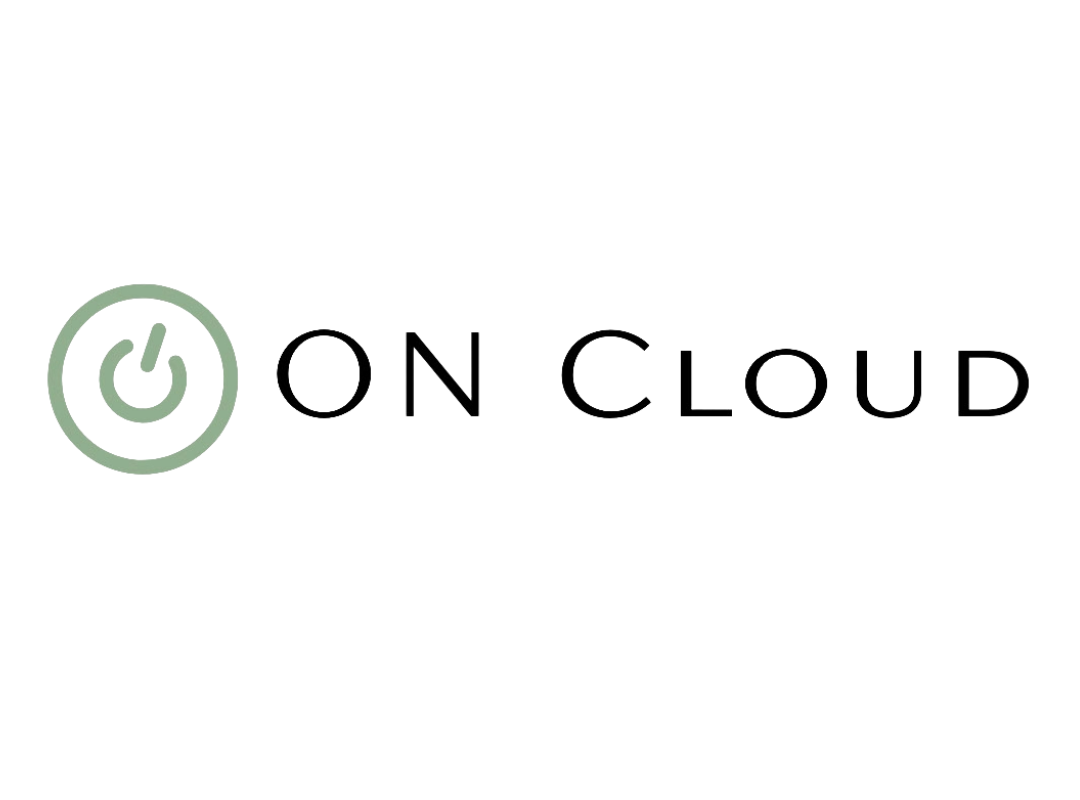 on cloud logo